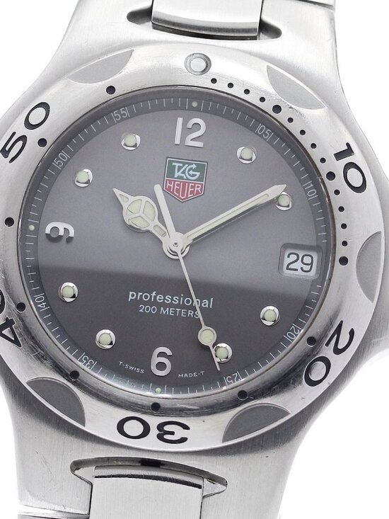 TAG HEUER Kylium WL1111 Date Gray Dial Quartz Men\'s Watch_971011 main image 6